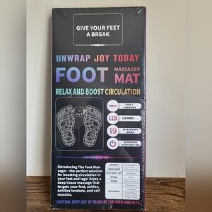 Foot Massager Mat–Foot Stimulator Massager Pad Rechargeable Wireless